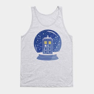 Tardis in a Snow Globe Tank Top